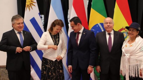 Mondino se reunió con Ministros del MERCOSUR y Bolivia 65b13f313140b_798_526!