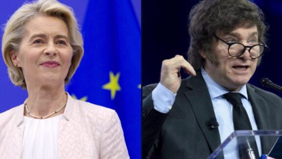 Milei con Von Der Leyen: acuerdo UE-Mercosur Image
